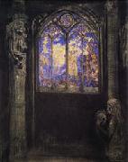 Odilon Redon Stained-Glass Window oil painting
